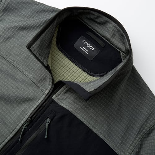 lifestyle image of Trail Grid Fleece Jacket