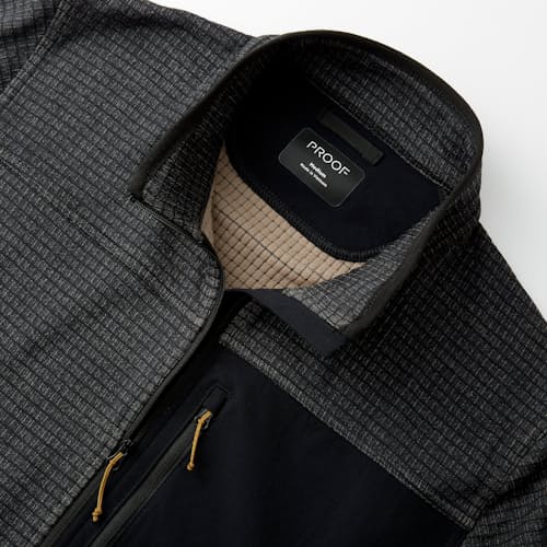 lifestyle image of Trail Grid Fleece Jacket