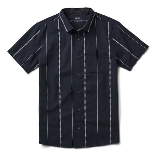 laydown image of Journey Stripes Short Sleeve Shirt