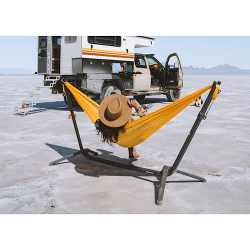 lifestyle image of Swiftlet Portable Hammock Stand