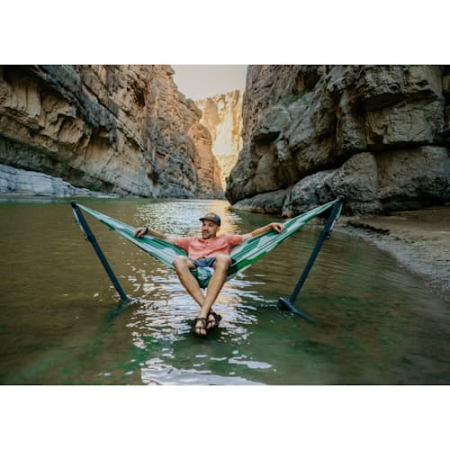 lifestyle image of Swiftlet Portable Hammock Stand