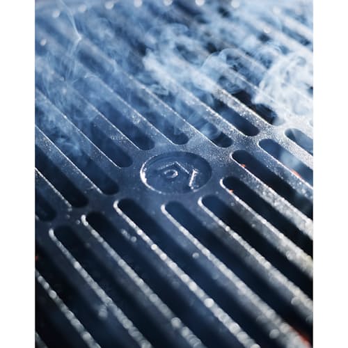 laydown image of Cast-Iron Fire Pit & Grill