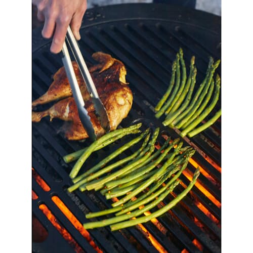laydown image of Cast-Iron Fire Pit & Grill