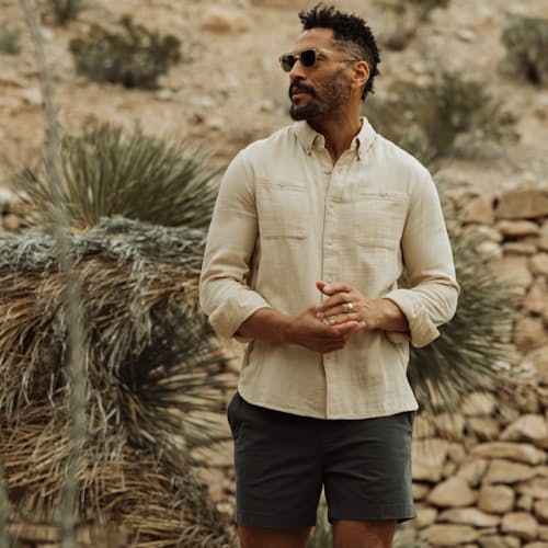 lifestyle image of Double Gauze Shirt