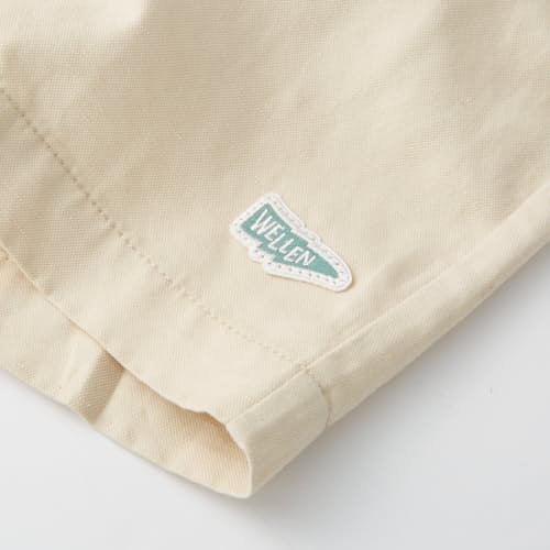 laydown image of Cotton Linen Easy Short - 8"