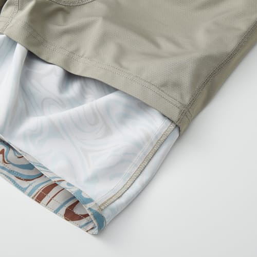 lifestyle image of Performance Lined Swim Trunk - 7"