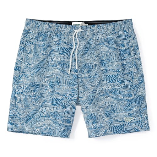 laydown image of Performance Lined Swim Trunk - 7"