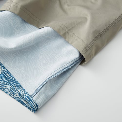 laydown image of Performance Lined Swim Trunk - 7"