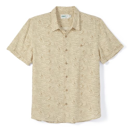 laydown image of Easy Linen Short Sleeve Shirt