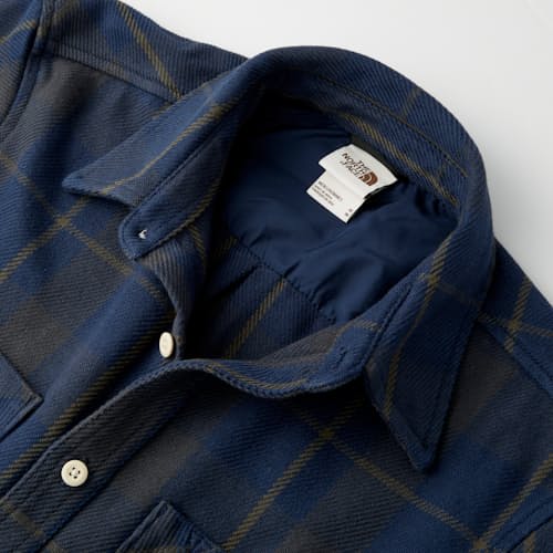 lifestyle image of Valley Twill Flannel Shirt