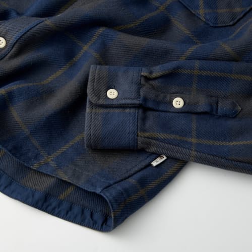 lifestyle image of Valley Twill Flannel Shirt