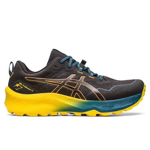 laydown image of Gel Trabuco 11 Trail Running Shoe