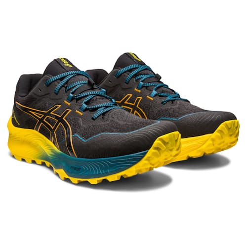 laydown image of Gel Trabuco 11 Trail Running Shoe