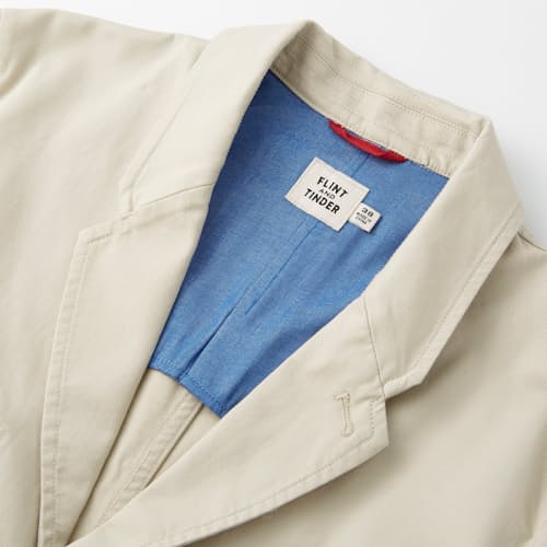 laydown detail image of Lightweight Cotton Blazer