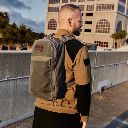 laydown image of Bullet Heritage Backpack - 15L