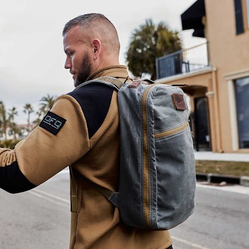 laydown image of Bullet Heritage Backpack - 15L