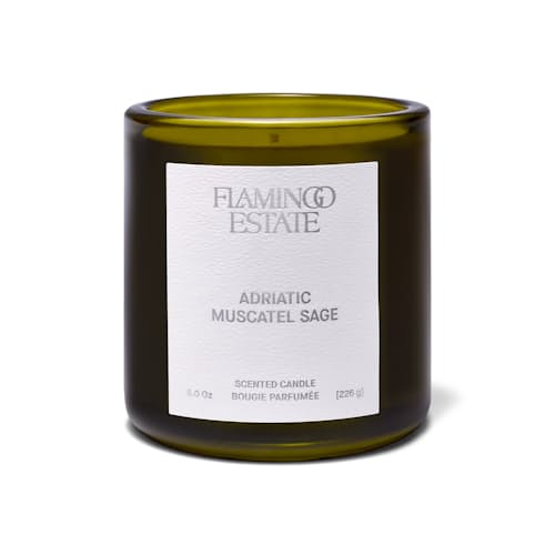 laydown image of Adriatic Muscatel Sage Candle