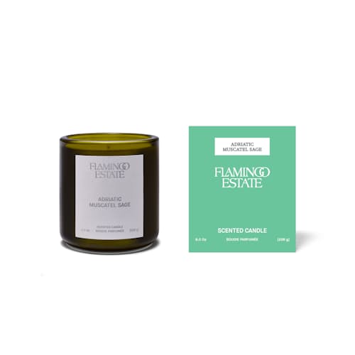 laydown image of Adriatic Muscatel Sage Candle