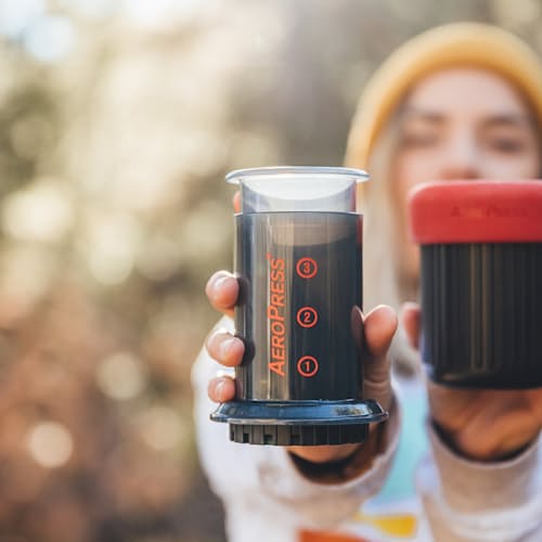 laydown image of AeroPress Go