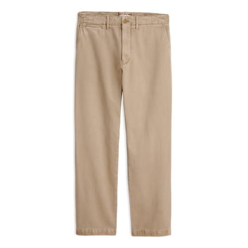 laydown image of Vintage Washed Straight Leg Chino Pant
