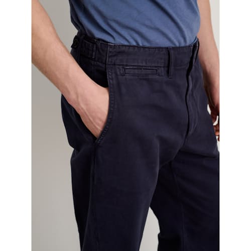 on model image of Vintage Washed Straight Leg Chino Pant