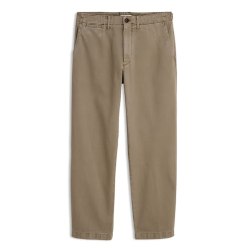 laydown image of Vintage Washed Straight Leg Chino Pant