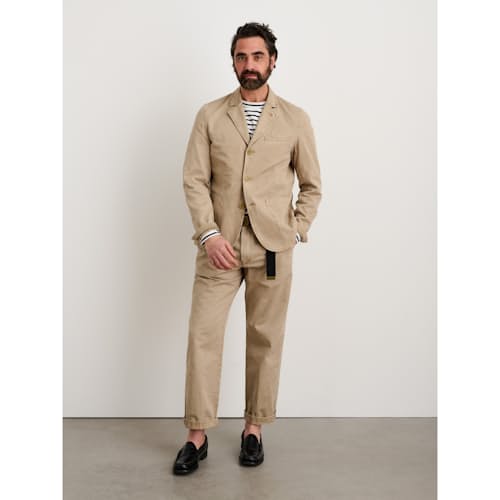laydown image of Vintage Washed Blazer