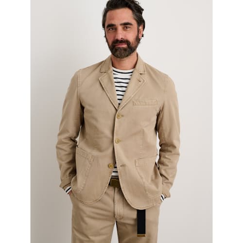 laydown image of Vintage Washed Blazer