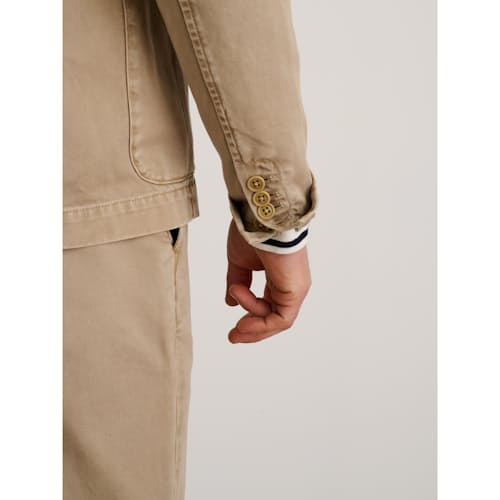 laydown image of Vintage Washed Blazer