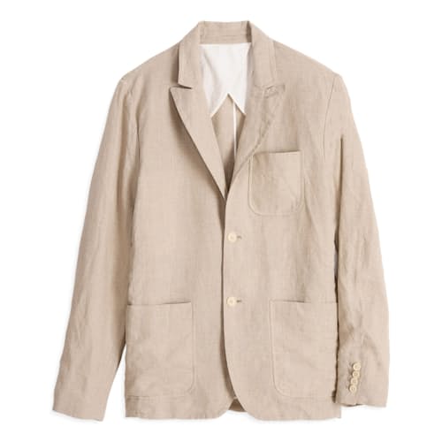 laydown image of Mercer Cotton Linen Blazer