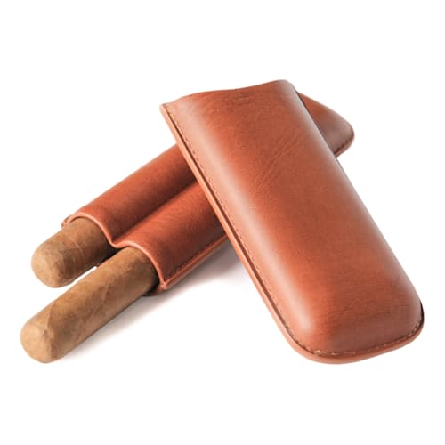 laydown image of Two-Cigar Travel Case