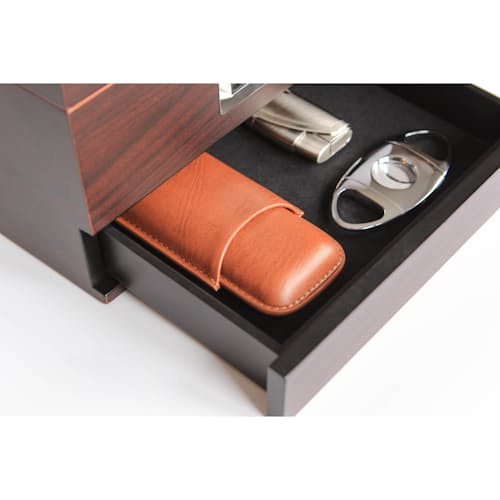 laydown image of Two-Cigar Travel Case