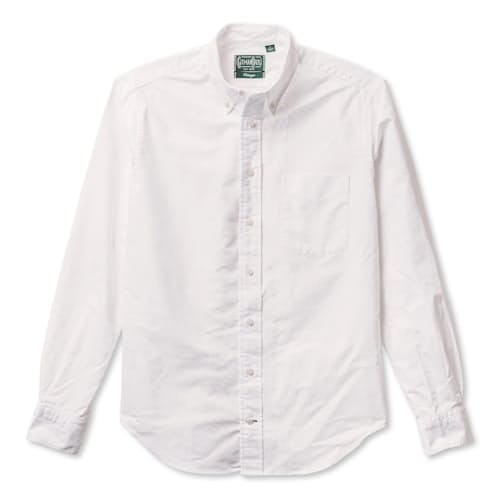 laydown image of Classic American Vintage Slim Oxford Shirt