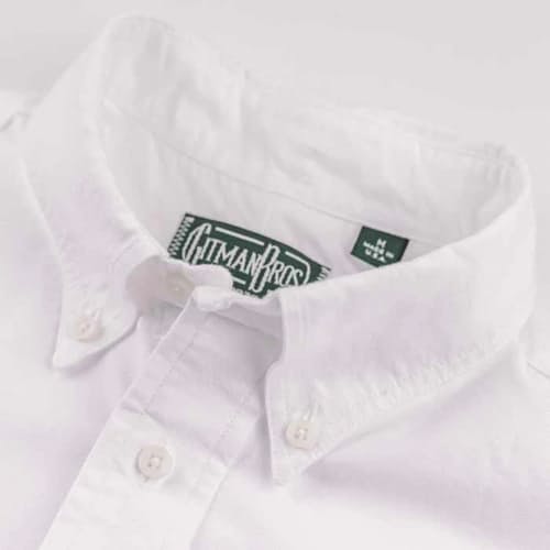 laydown detail image of Classic American Vintage Slim Oxford Shirt