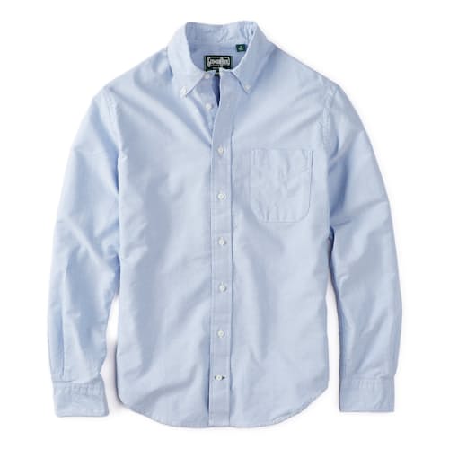 laydown image of Classic American Vintage Slim Oxford Shirt