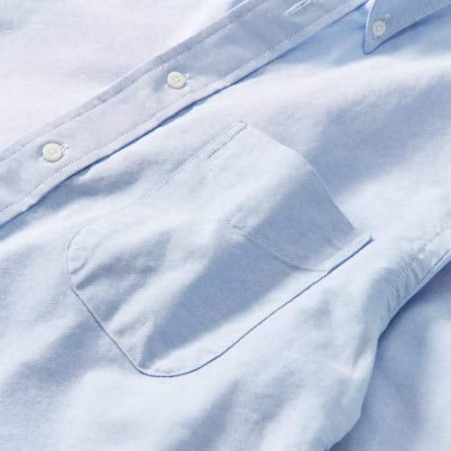 laydown detail image of Classic American Vintage Slim Oxford Shirt