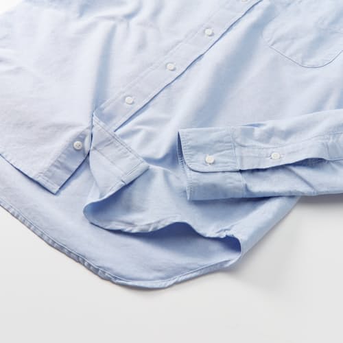laydown detail image of Classic American Vintage Slim Oxford Shirt
