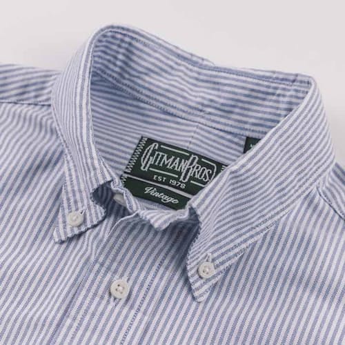 lifestyle image of Classic American Vintage Slim Oxford Shirt