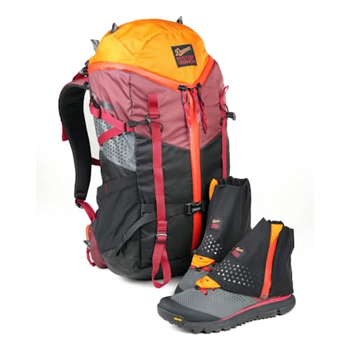 laydown image of Danner x Mystery Ranch Scree 32 Backpack