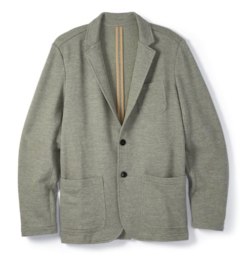 laydown image of Inlet Knit Blazer