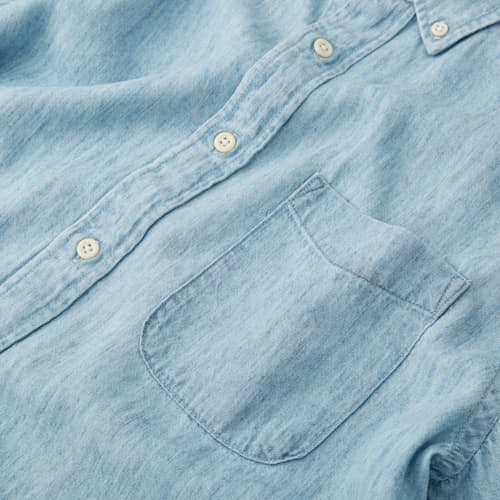 lifestyle image of Tried and True Chambray Shirt