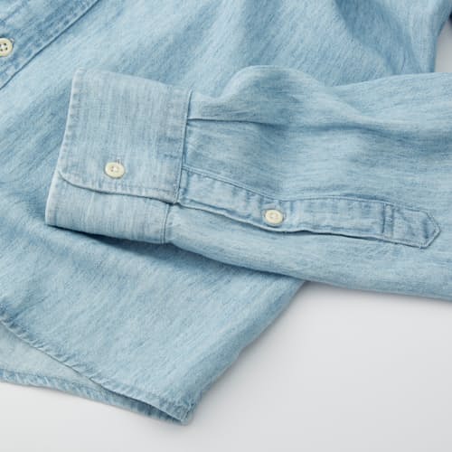 lifestyle image of Tried and True Chambray Shirt