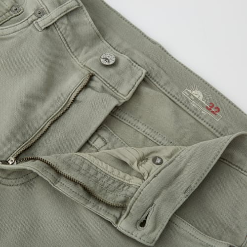 lifestyle image of Stretch Terry 5-Pocket Pant