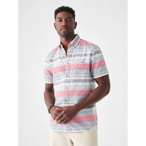 laydown image of Coast Short Sleeve Shirt