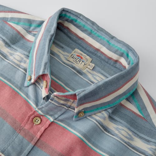 laydown image of Coast Short Sleeve Shirt