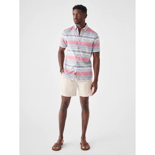 laydown image of Coast Short Sleeve Shirt
