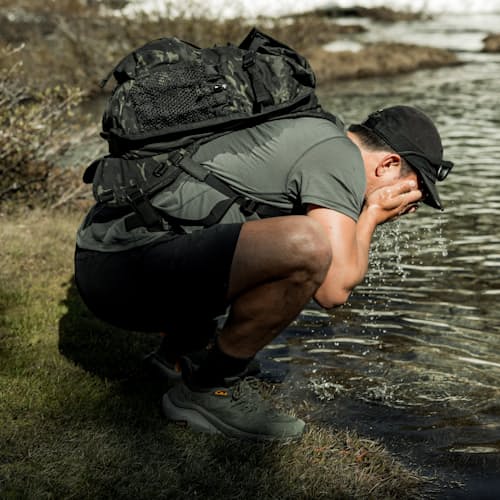 lifestyle image of 72-Hour Merino T-Shirt - Classic Fit