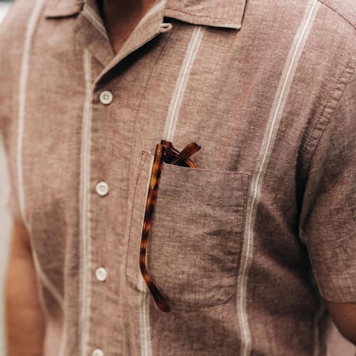 lifestyle image of The Hawthorne Short Sleeve Shirt