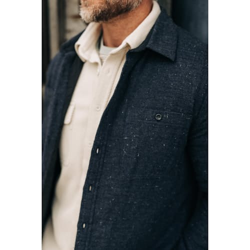 lifestyle image of The Lined Utility Shirt