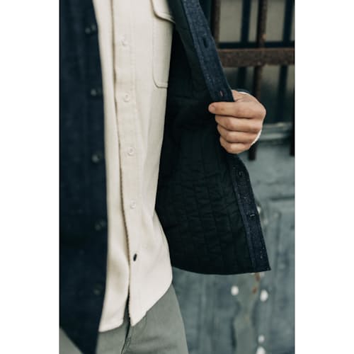 lifestyle image of The Lined Utility Shirt